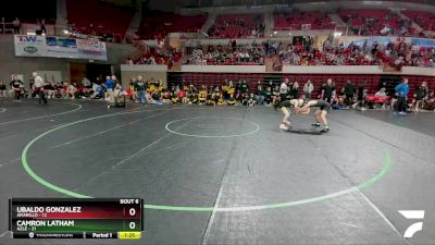 120 lbs Round 1 (16 Team) - Ubaldo Gonzalez, Amarillo vs Camron Latham, Azle