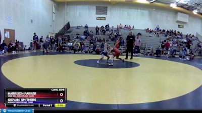 62 lbs Cons. Semi - Harrison Parker, Wes-del Wrestling Club vs Giovani Smithers, Hobart Wrestling Club