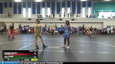 160 lbs Quarterfinal - Julian Dailey, Outsiders vs Kyle King, AAWA