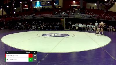 113 lbs Round 2 (8 Team) - Hudson Loges, Blair vs Chase Firenze, Norfolk