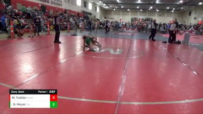 80 lbs Cons. Semi - Brielle Meyer, Osceola vs Madilyn Trottier, Apple Valley Wrestling Club