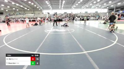 75 lbs Rr Rnd 3 - Aiden Berry, Forge Lynch/Stiltner vs T.J. Bearden, Felix Wrestling Academy