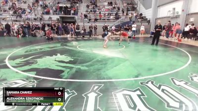 53 lbs Quarterfinal - Samara Chavez, TX vs Alexandra Szkotnicki, Belvidere Bandits Wrestling Cl