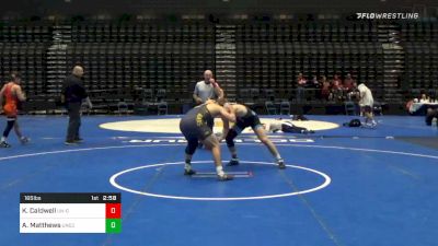 165 lbs Consolation - Kyle Caldwell, UN-Grand View vs Austin Matthews, Northern Colorado