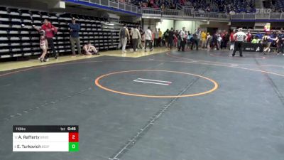 110 lbs Semifinal - Aiden Rafferty, Brookville vs Ezra Turkovich, Bedford