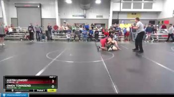 160 lbs Finals (2 Team) - Justin Lowery, Scanlan vs Owen Townsend, Ranger WC
