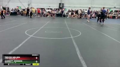 120 lbs Round 5 (8 Team) - Garrett Johnson, Team Shutt GT vs Trevor Nielsen, Clinic Wrestling