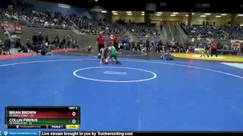 160 lbs Round 3 (4 Team) - Brian Brown, 5A Eagle Point vs Collin Primus, 5A Pendleton