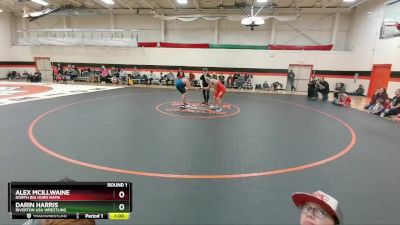 165-195 lbs Round 1 - Alex Mcillwaine, North Big Horn Rams vs Darin Harris, Riverton USA Wrestling