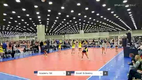Academy 15E vs Excell 15 Destiny - 2022 JVA World Challenge presented by Nike - Expo Only