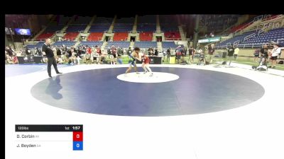 120 lbs Cons 8 #2 - Dale Corbin, Wisconsin vs Josiah Boyden, Georgia