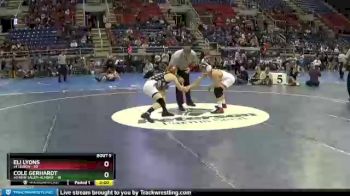 126 lbs Placement Matches - Cole Gerhardt, #2 New Salem-Almont vs Eli Lyons, #1 Lisbon