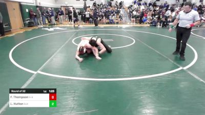 170 lbs Round Of 32 - Forrester Thompson, New Bedford vs Luke Hutton, Duxbury