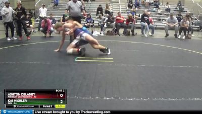 150 lbs Semis (4 Team) - Kai Mishler, SAW vs Ashton Delaney, Michigan Grappler RTC