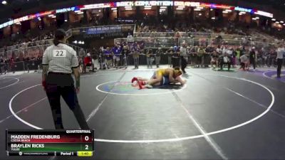 285 1A Quarterfinal - Braylen Ricks, Yulee vs Madden Fredenburg, Cocoa Beach