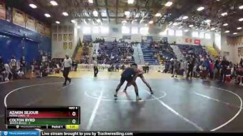 145 lbs Quarterfinals (8 Team) - Colton Byrd, Jensen Beach vs Azakin Sejour, Mater Lakes
