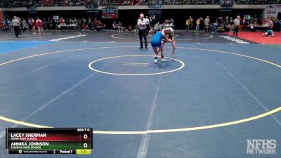 138G Semifinal - Lacey Sherman, Nome High School vs ANNIKA JOHNSON, Chugiak High School