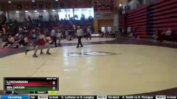 174 lbs Semifinal - Ben Sarasin, Chicago vs Lj Richardson, Coe