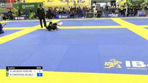 BEYTH-SHAN YAHWEH YODH HE WAW HE vs RAYSSA FABYANNE DA SILVA CEZAR 2024 Brasileiro Jiu-Jitsu IBJJF