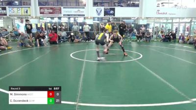 96 lbs Round 3 - Mayson Simmons, West Virginia Wild vs Cody Duvendeck, Olympia