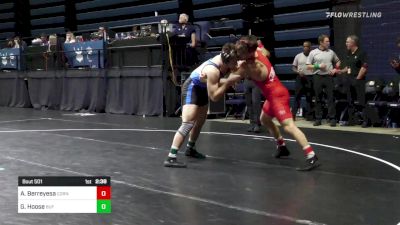 174 lbs Consi Of 8 #1 - Andrew Berreyesa, Cornell vs Giuseppe Hoose, Buffalo