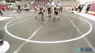 57 lbs Rr Rnd 2 - Emerson Rollings, Tulsa Blue T Panthers vs Presley Maturino, Broken Arrow Wrestling Club