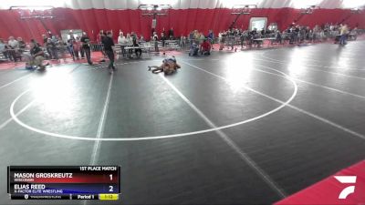 149 lbs 1st Place Match - Mason Groskreutz, Wisconsin vs Elias Reed, X-Factor Elite Wrestling