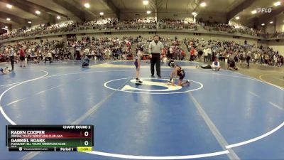 50 lbs Champ. Round 2 - Raden Cooper, Odessa Youth Wrestling Club-AAA vs Gabriel Roark, Pleasant Hill Youth Wrestling Club-AAA