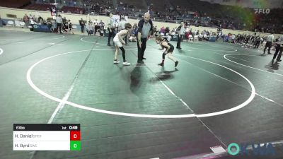 61 lbs Final - Hudson Daniel, Sperry Wrestling Club vs Hagen Byrd, Salina Wrestling Club