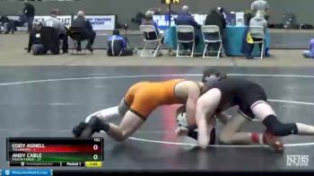 132 lbs 2nd Wrestleback (8 Team) - Cody Agnell, Tullahoma vs Andy Cable, Pigeon Forge