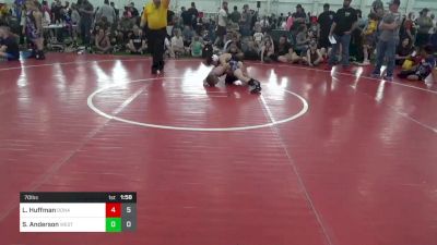 70 lbs Pools - Liam Huffman, Donahue W.A. vs Slayton Anderson, West Virginia Wild