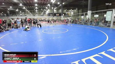 85 lbs Round 4 (6 Team) - Everett Eberle, RALEIGH ARE WRESTLING vs Ryan Hatley, BELIEVE TO ACHIEVE