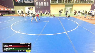 150 lbs Cons. Round 6 - Colby Gray, Missouri vs Tatum Garcia, NM Bad Boyz