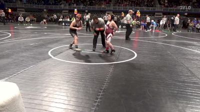 110 lbs Consi Of 16 #1 - Gary Reid, Bradford vs Carter Uber, Lakeview