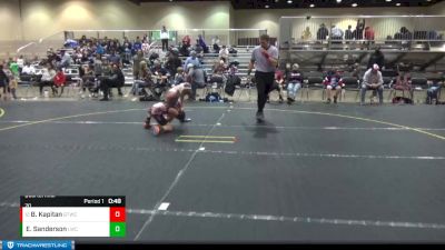 70 lbs Quarterfinal - Blake Kapitan, Contenders Wrestling Academy vs Easton Sanderson, Leo Wrestling Club