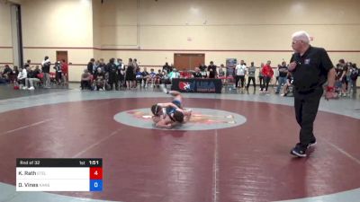 65 kg Rnd Of 32 - Kollin Rath, Steller Trained Wrestling vs Daniel Vines, Kansas