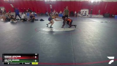 157 lbs Round 3 (16 Team) - Kesean Lipscomb, White Bear Lake vs Kelton Graden, Olympia