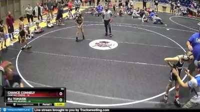 70 lbs Round 3 (6 Team) - Eli Tomasik, Carolina Reapers vs Chance Connely, Cane Bay Cobras