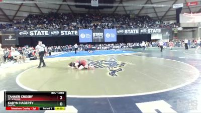 3A 106 lbs Cons. Semi - Kadyn Hagerty, Capital vs Tanner Crosby, Mt. Spokane