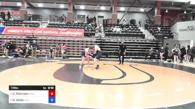 170 lbs Consi Of 8 #2 - Olivia Robinson, Eastern Oregon University vs Bo Geibe, Siena Heights