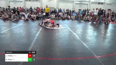 90 lbs Round 2 - Jacob Holley, Metro All-Stars vs Ashton King, Patriots Wrestling Club