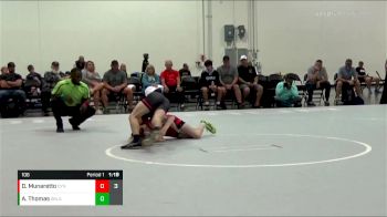 106 lbs Quarterfinals (8 Team) - Domenic Munaretto, Dynasty vs Adyn Thomas, Team Oklahoma