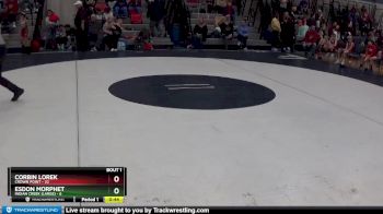 78 lbs Round 1 (4 Team) - Corbin Lorek, Crown Point vs Esdon Morphet, Indian Creek (large)