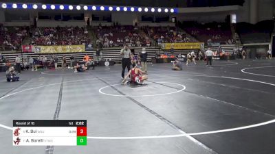 125 lbs Round Of 16 - Kobe Bui, Washington State vs Anthony Borelli, Virginia Tech WC