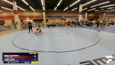 138 lbs Cons. Round 5 - Brett Burgess, 3F Wrestling vs Kobe Kang, Power Wrestling Club