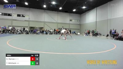 95 lbs Rr Rnd 2 - Giovanni Ramos, Oklahoma Elite 14u Orange vs Ty Whitlock, LWA 14u