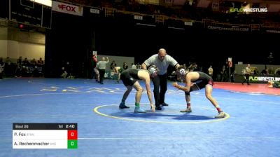 157 lbs Round Of 64 - Paul Fox, Stanford vs Albert Rechenmacher, UNC