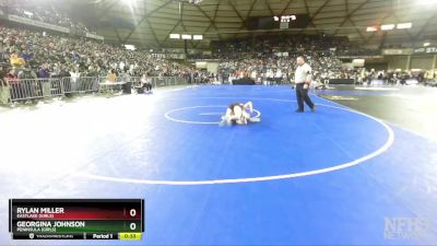 Girls 3A/4A 105 7th Place Match - Georgina Johnson, Peninsula (Girls) vs Rylan Miller, Eastlake (Girls)