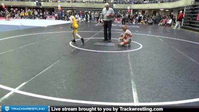 80 lbs Cons. Round 2 - Alex Kuderer, LAW vs Ben Pece, Mukwonago Wrestling Club