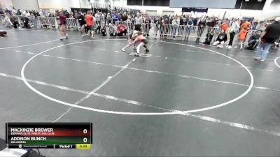 108 lbs Quarterfinal - Addison Bunch, Oklahoma vs Mackinzie Brewer, Eierman Elite Wrestling Club